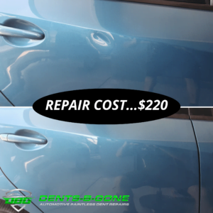 how much does paintless dent removal cost