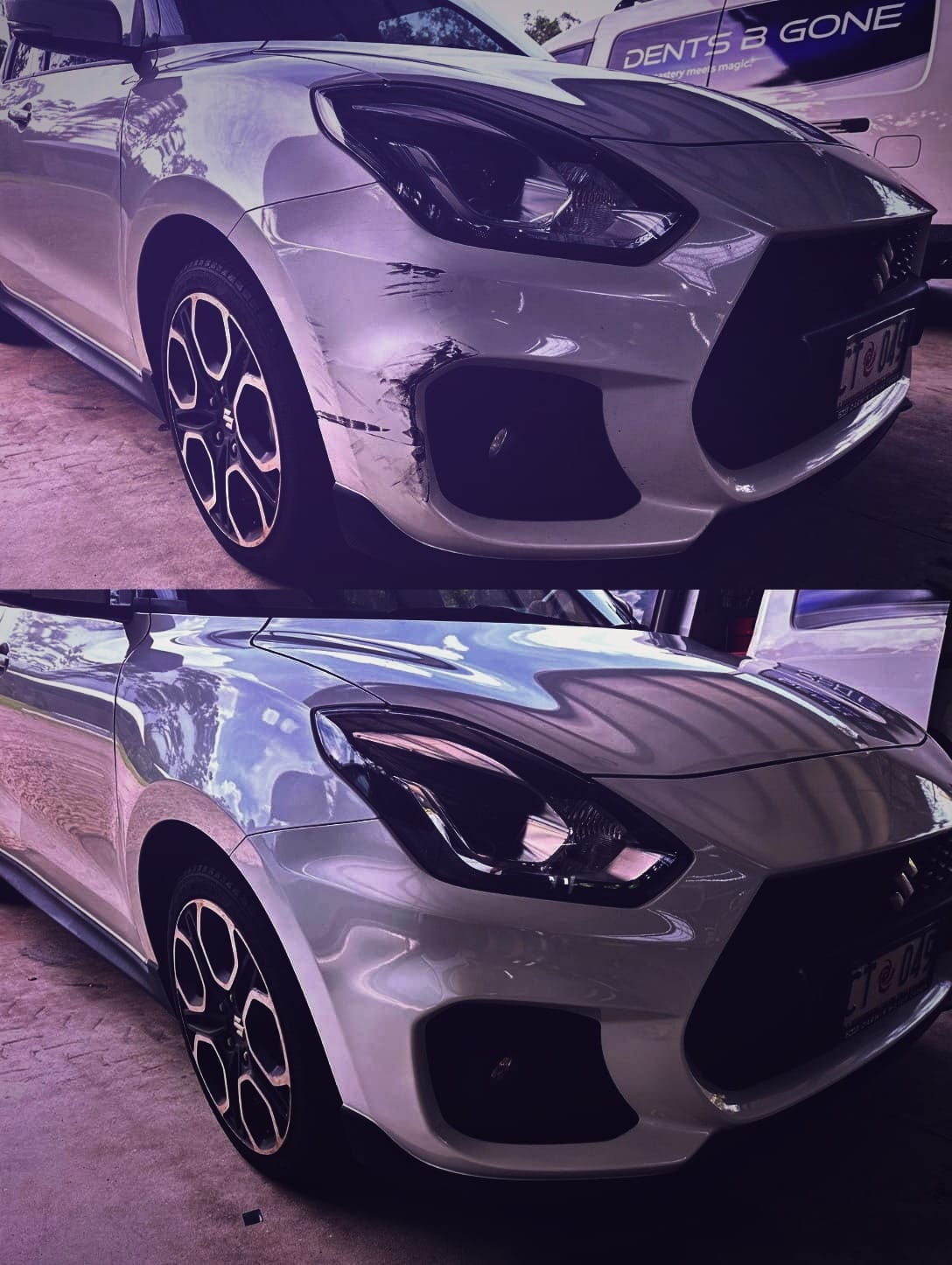 Bumper Repair Before and After